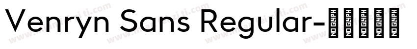 Venryn Sans Regular字体转换